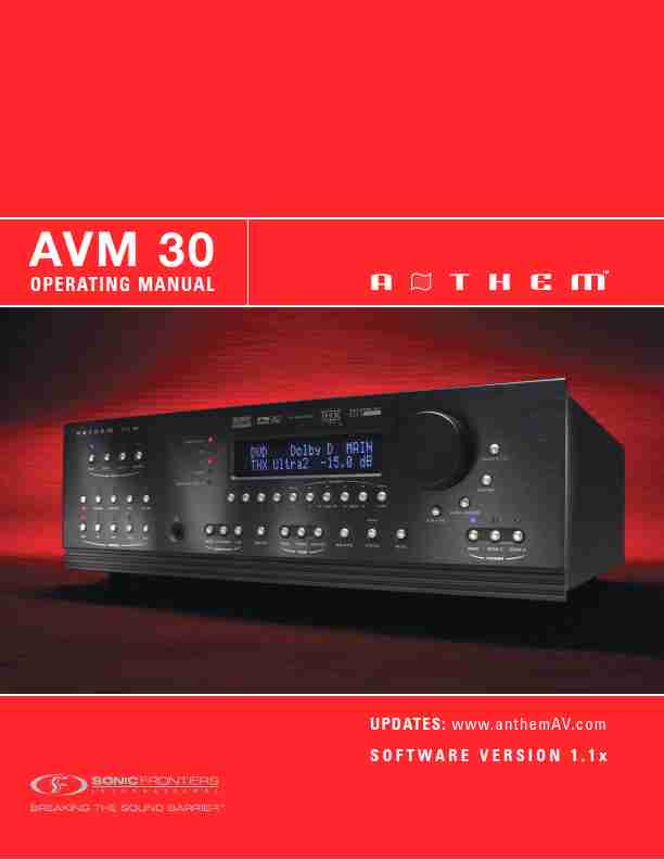 Anthem Audio Stereo Amplifier AVM 30-page_pdf